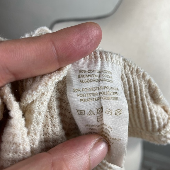 Free People Cream Henna Tattoo Boho Swing Thermal - Picture 10 of 12